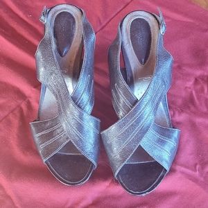 Leather dress sandal